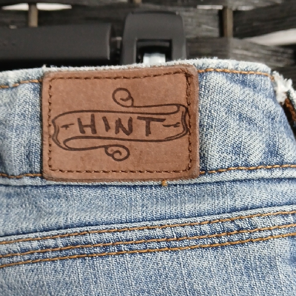 Hint Juniors Blue Jeans Bootcut SZ 1 - Picture 5 of 8